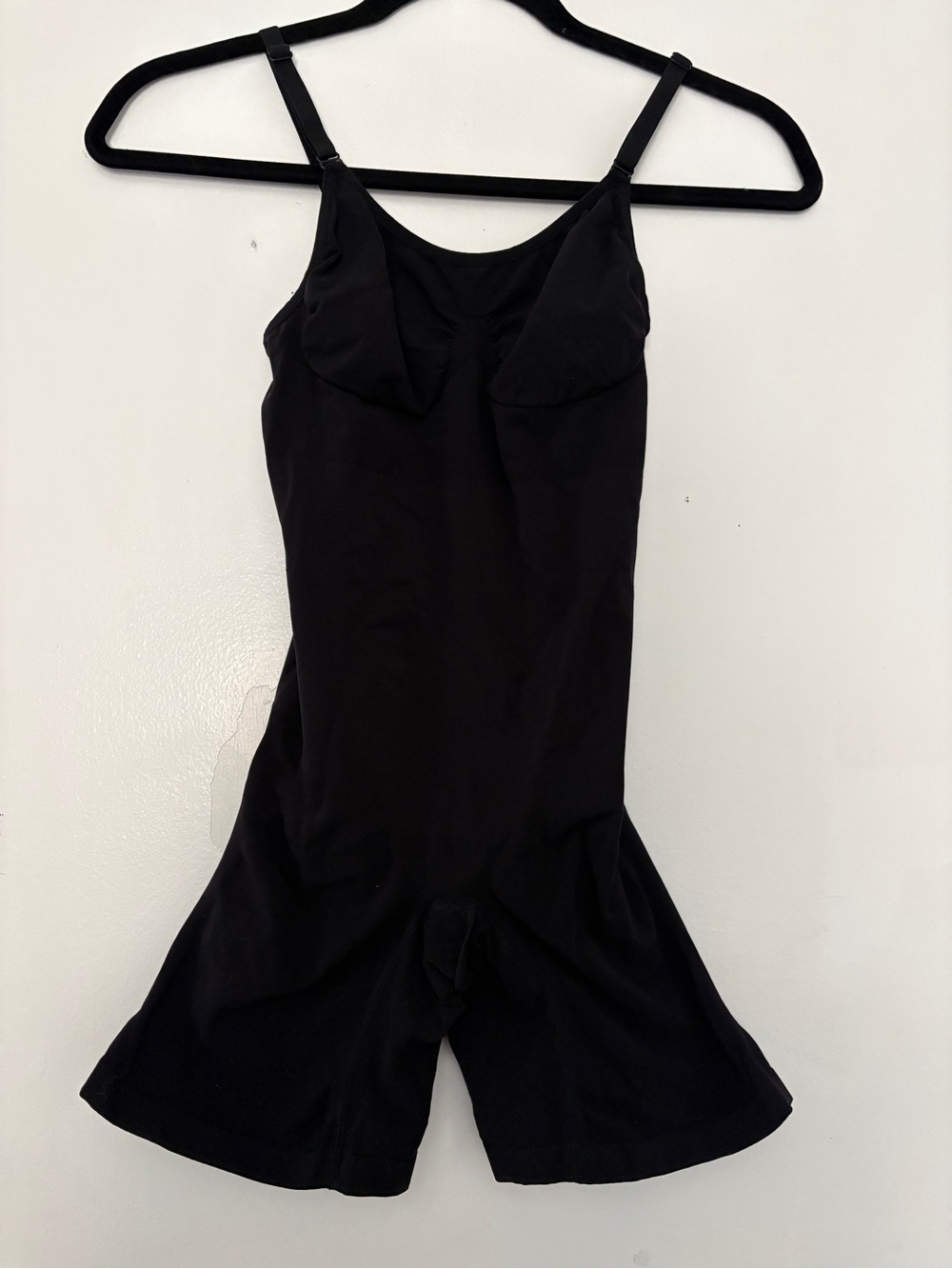 Sleek Black Shapewear Bodysuit with Built-In Support